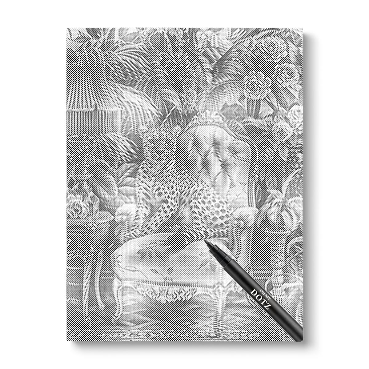 Leopar Kral | Dot Painting | Ultra Detaylı
