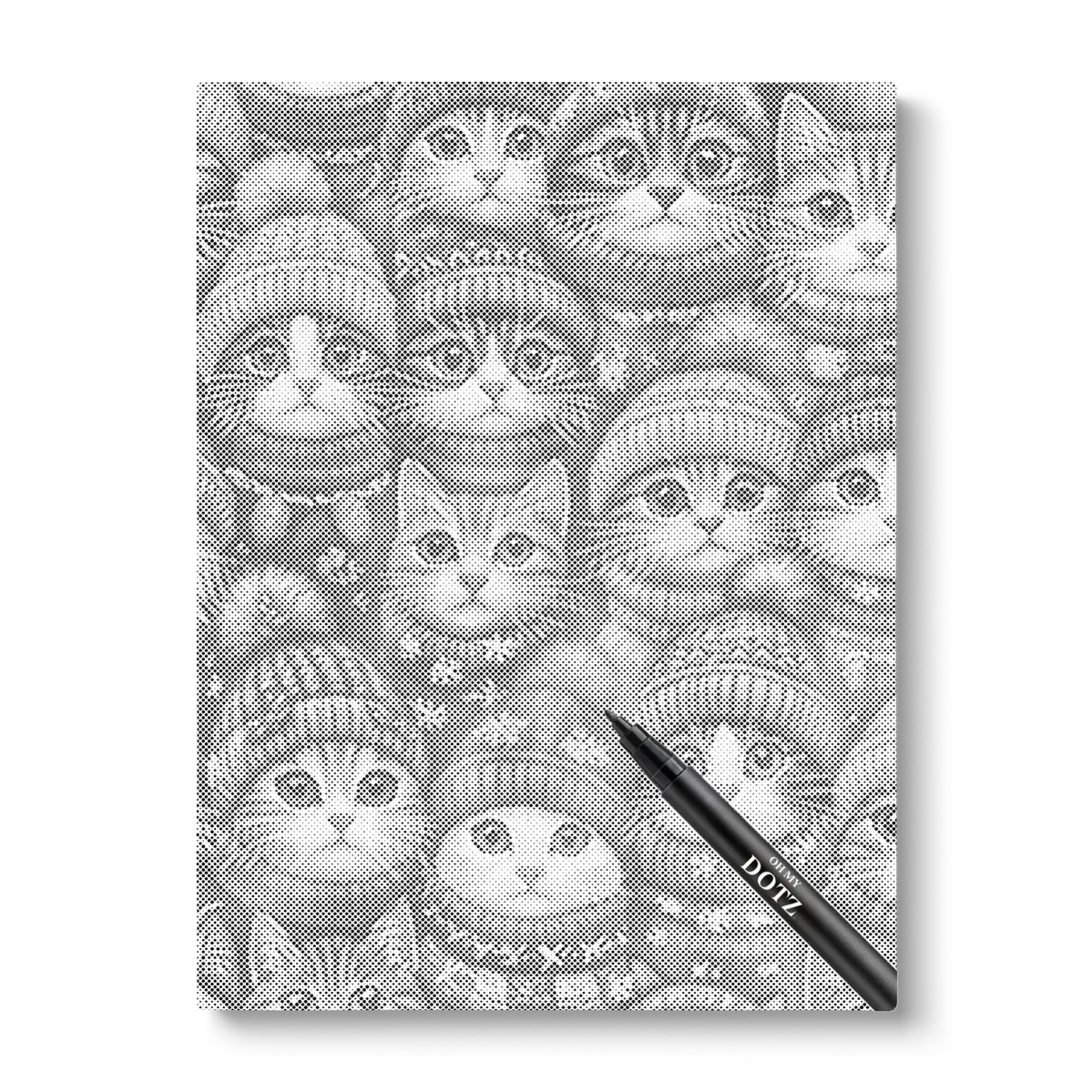 Şapkalı Kedi Yavruları | Dot Painting | Ultra Detaylı